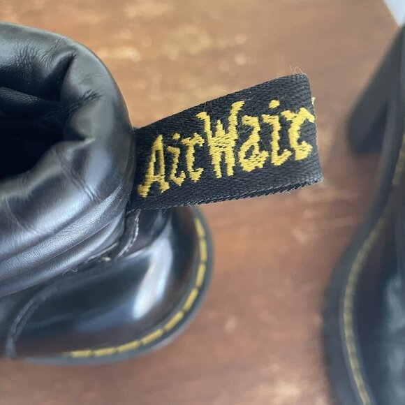 Dr Martens Persephone Black Patent Leather Look Ankle Heeled Boots Women Size 9 - Picture 6 of 12